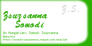zsuzsanna somodi business card